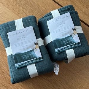 Casaluna standard sham pair teal